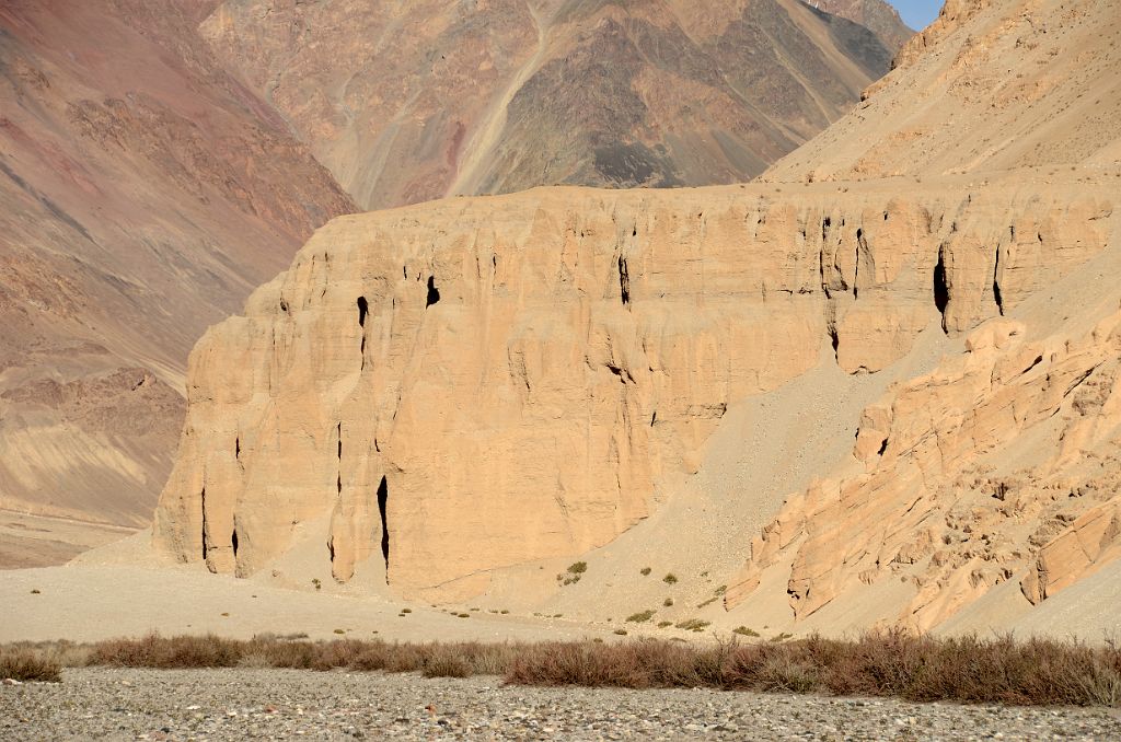 30 Colourful Eroded Hills From Kerqin Camp Late Afternoon Looking East In The Shaksgam Valley On Trek To K2 North Face In China